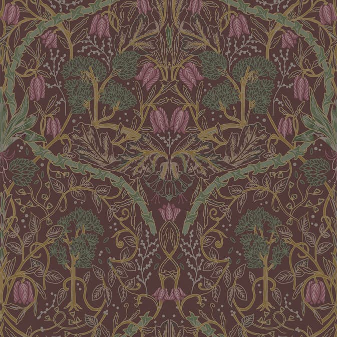 Tapet Superfresco Easy Lauri Modern 113294 EasyUp, Mönstrad Röd