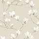 Tapet Laura Ashley Magnolia Grove Naturel 113353 EasyUp, Mönstrad Flerfärgad