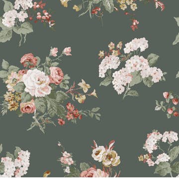Tapet Laura Ashley Rosemore Fern
