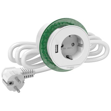 Bordsenhet Schneider Electric Unica System+ USB-A