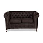 2-sitssoffa Manor House Chesterfield Deluxe Konstläder