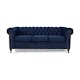 3-sitssoffa Manor House Chesterfield Deluxe Sammet