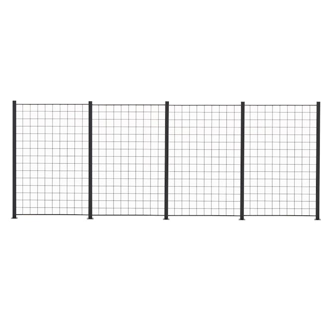 Spalje Hortus Antracitgrå 1500 mm