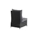 Mittdel Comfort Garden Till Soffa James, Svart i Konstrotting med Sittdyna