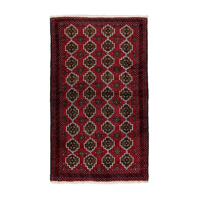 Persisk Matta Arkiio Beluch Röd 110x186