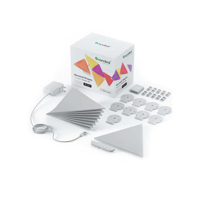 Belysningssystem Nanoleaf Shapes Triangels Startkit 9-pack