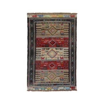 Persisk Nålmatta Quchan Kelim 113x176