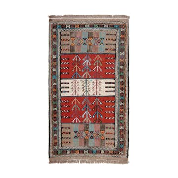 Persisk Nålmatta Arkiio Quchan Kelim Exklusiv 110x196