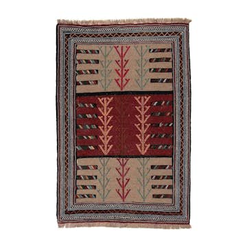 Persisk Nålmatta Arkiio Quchan Kelim Exklusiv 123x180