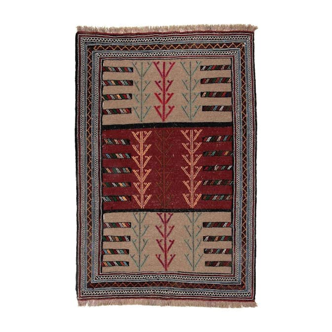 Persisk Nålmatta Arkiio Quchan Kelim Exklusiv 123x180