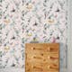 Tapet Joules Handford Garden Birds Antique Crème