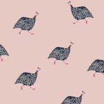 Tapet Joules Guinea Fowl Blush Pink