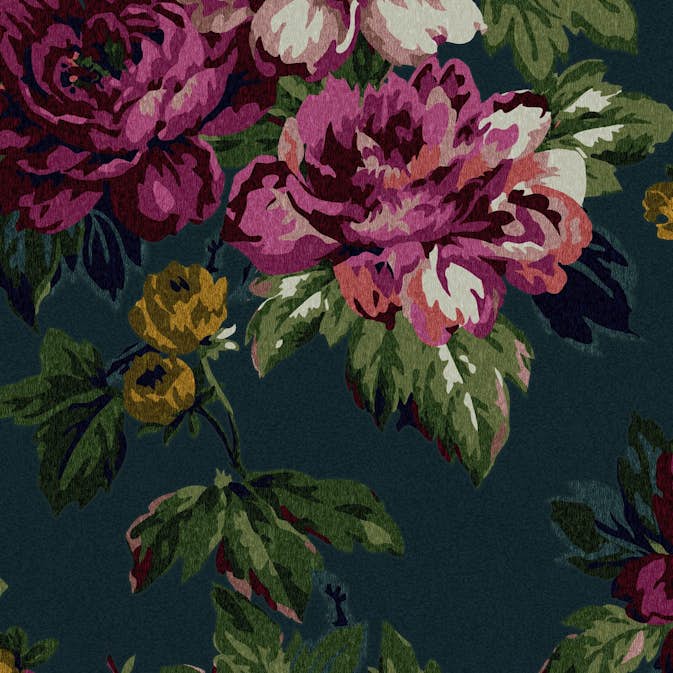 Tapet Joules Invite Floral Peacock