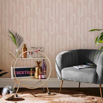 Tapet Envy. Ups n Downs Peach