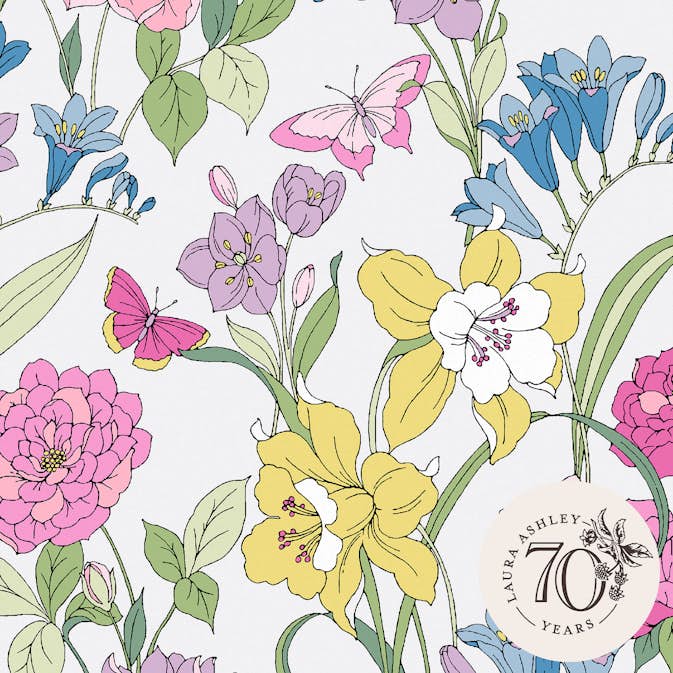 Tapet Laura Ashley Gilly Flerfärgad 119846