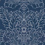 Tapet Laura Ashley Silchester Midnight Seaspray Blå 119852