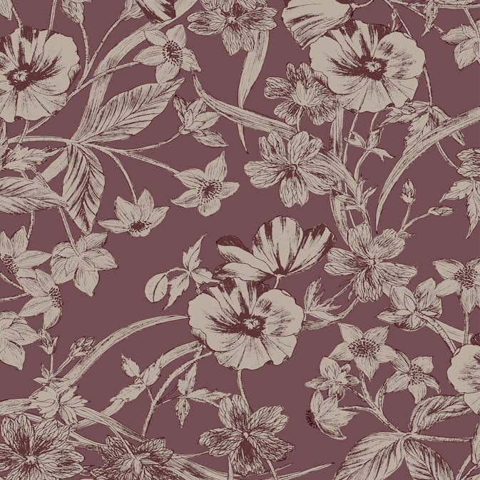 Tapet Laura Ashley Summerhill Pale Blackberry 121086