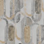 Tapet Sublime Oval Shapes Sand Guld 121137