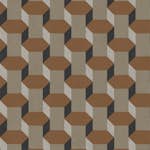 Tapet Sublime Vintage Geometriskmetrics Brun 121138