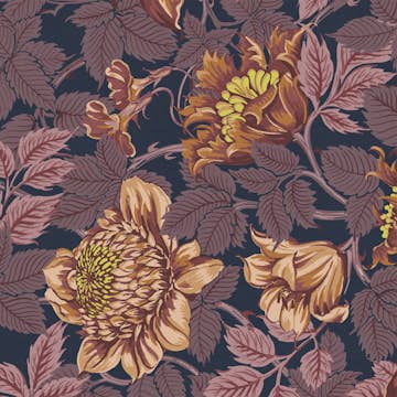 Tapet Sublime Flower Burgundy 121147