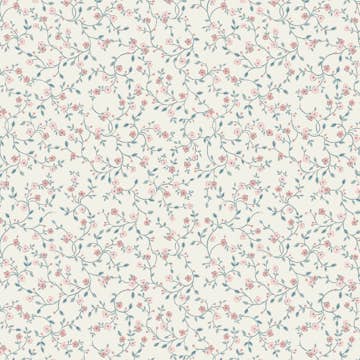 Tapet Laura Ashley Belncow Sprig Dark Duck Egg Blå 122749