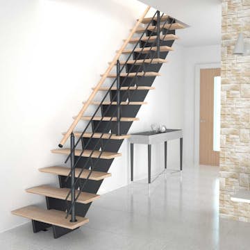 Spartrappa Byggera Biax inkl. Trappräcke