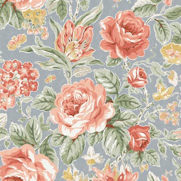 Tapet Laura Ashley Wild Roses Ochre Gul 122753