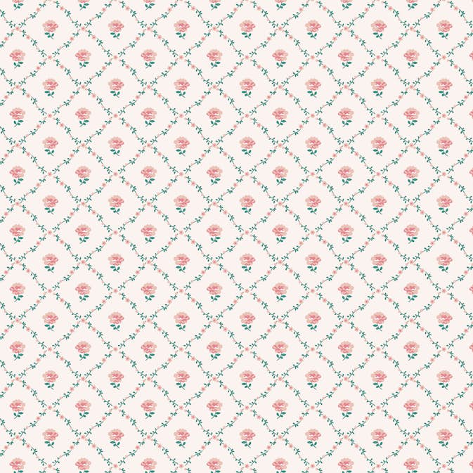 Tapet Laura Ashley Kate Coral Rosa 122766