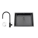 Disklåda Nordic Tech Titan 530 X med Köksblandare Steel Accent D