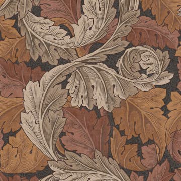 Tapet William Morris At Home Acanthus 124224 EasyUp, Mönstrad Orange