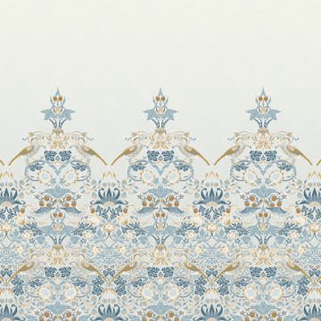 Fototapet William Morris At Home Strawberry Thief Soft Blue