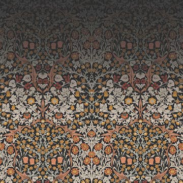 Fototapet William Morris At Home Blackthorn Charcoal