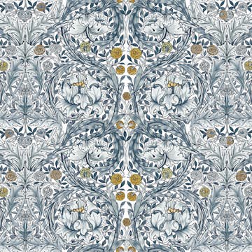 Fototapet William Morris At Home African Marigold Blue