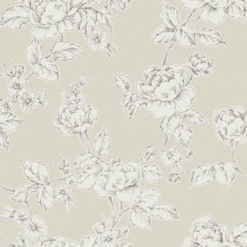 Tapet Laura Ashley Pollington Roses Naturell