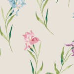 Tapet Laura Ashley Hawling Irises Naturell