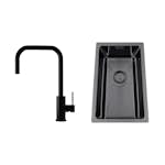 Disklåda Nordic Tech Titan 230 X med Köksblandare Steel Accent Square D