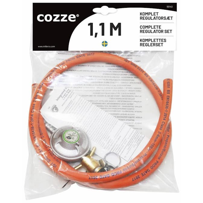 Regulatorset Cozze Slang & IGT-Regulator Inkl. Spännband