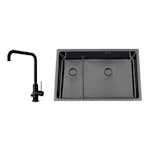 Disklåda Nordic Tech Titan 73 KHX Nickel med Köksblandare Steel Mood D