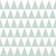 Tapet ESTAhome Grafiska Geometriska Trianglar Mintgrön/Matt Vit