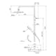 Takduschset Mora Rexx Shower System Kit