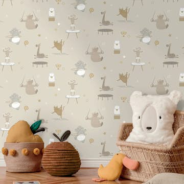 Tapet Holden Dream Catcher Animal Gymnastics Beige 13240