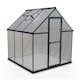 Växthus gop Mythos, Svart Aluminiumstomme med UV-Skyddade Polykarbonatskivor, 3,4 m²