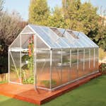 Växthus gop Mythos, Aluminiumstomme med UV-Skyddade Polykarbonatskivor, 7,9 m²