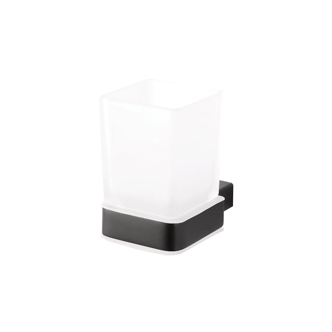 Tandborstglas Bemeta Nero Glas/Svart
