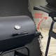 Kolgrill Landmann Grilltunna 550 Stål med Sidobord och Termometer