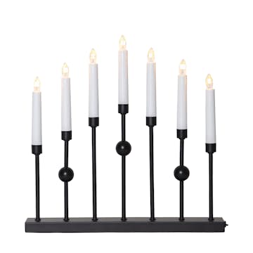 Ljusstake Star Trading Gustavo 7-armad Adventsljusstake