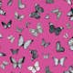 Tapet ESTAhome Fjärilar Svart/Rosa