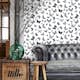 Tapet ESTAhome Fjärilar Svart/Vit