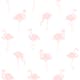 Tapet ESTAhome Flamingos Ljusrosa/Vit