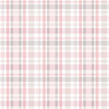 Tapet ESTAhome Rutor Ljusrosa